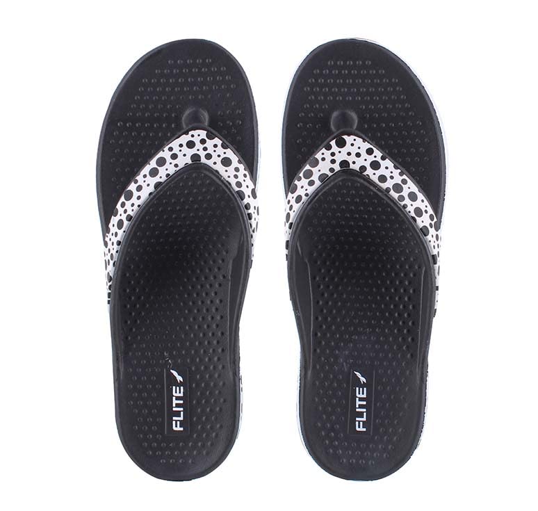 FLITE SLIPPERS For Women FL-2008/Daily Use Flip Flop For Women/Flip Flop for Girls/Bathroom Slippers Size 4K to 8K Anti Slip Technology (BLACK, numeric_7) - Image 3