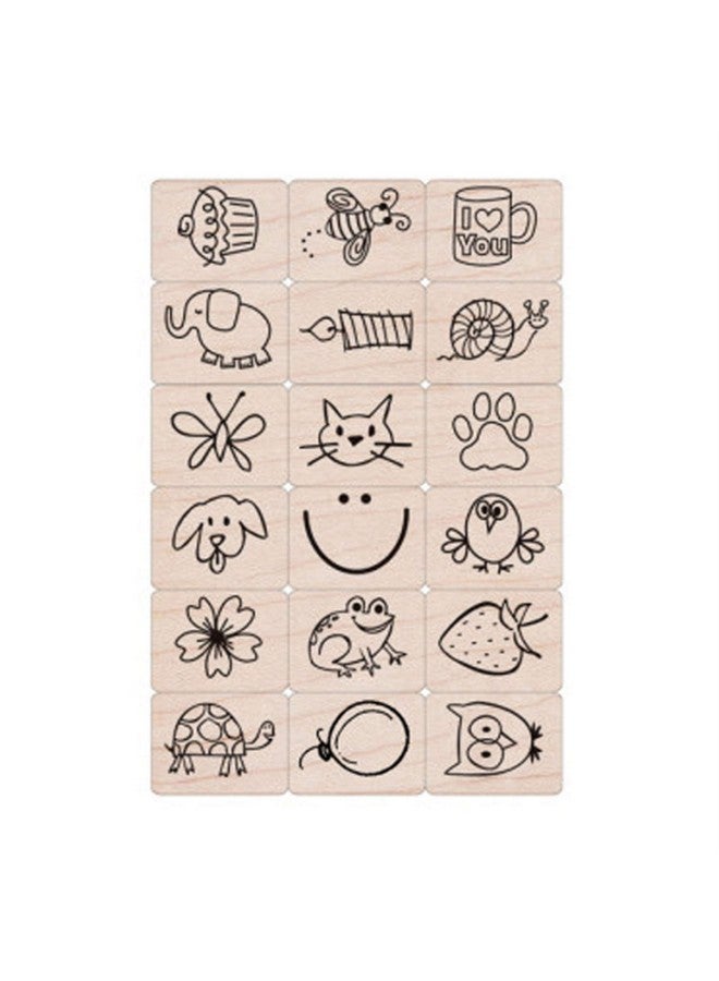 Ll330 Wood Setsfun Stuff Ink 'N' Stamp