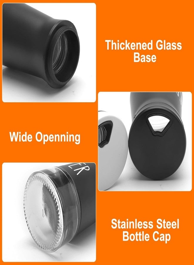 SIMXEN Black and White Salt and Pepper Shaker Set, Elegant Stainless Steel Salt and Pepper Dispenser, Farmhouse Salt and Pepper Shakers with 4 Adjustable Pouring Holes - Image 5