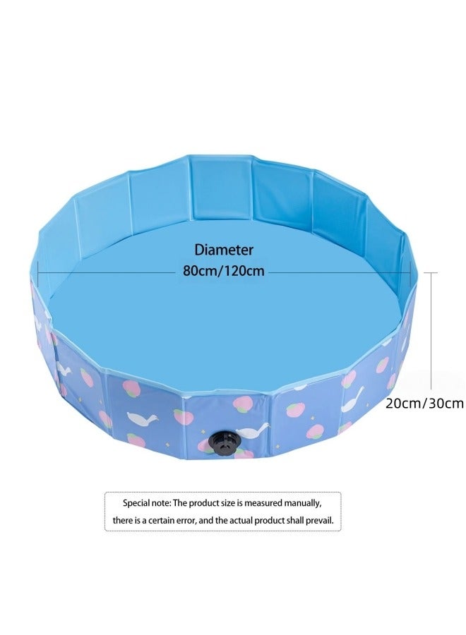 GGEROU Sand and Water Table for Toddler, Portable Baby Sensory Play Pit with Foldable Design, Summer Fun, Creative Play, Pet Bathing, Ball Pit Games and Small Sandbox Blue - Image 5