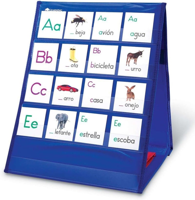 Learning Resources Tabletop Pocket Chart, Classroom Tool Brown/a, 0.9 inches tall - Image 3
