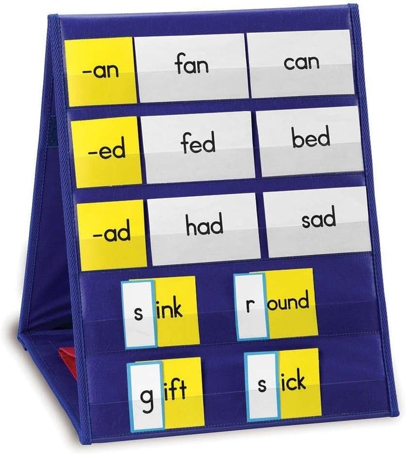 Learning Resources Tabletop Pocket Chart, Classroom Tool Brown/a, 0.9 inches tall - Image 2
