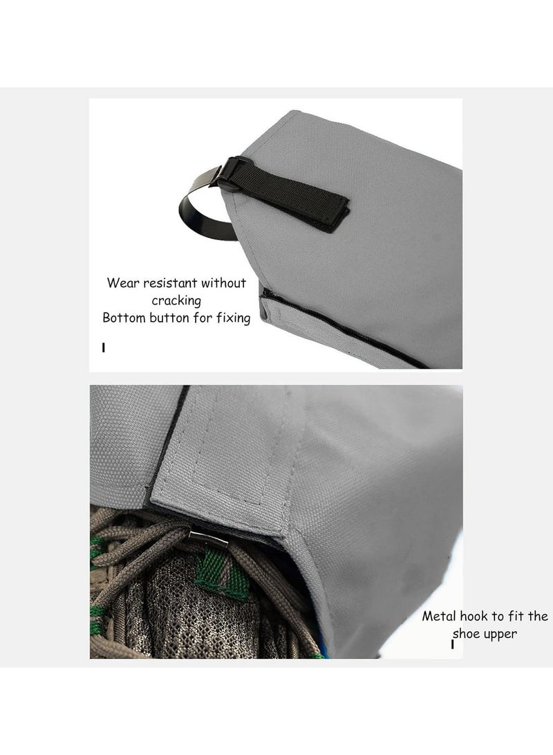 GGOOT Snow Leg Gaiters, Long Hook and Loop Waterproof Snow Boot Protection Unisex Stain Resistance for Skiing(Gray) - Image 2