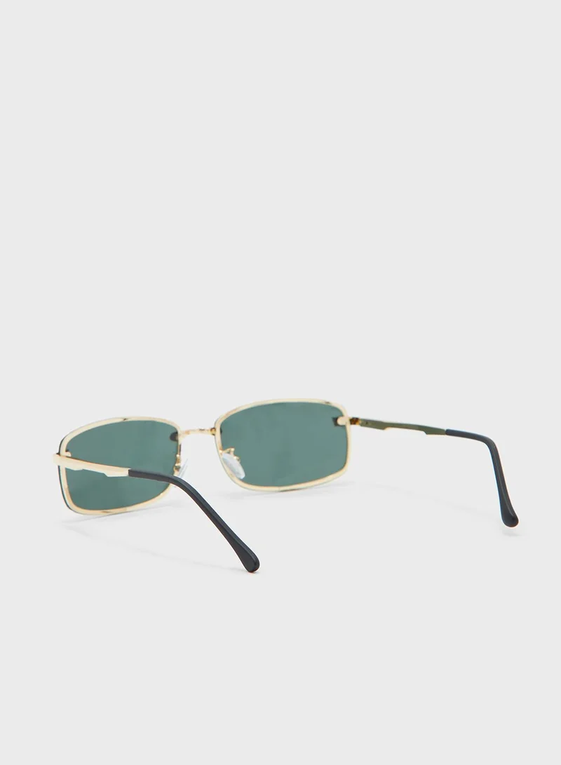 Seventy Five Polarized Lens Rectangle Sunglasses