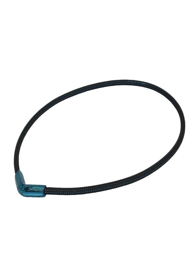 Phiten X50 V-Edge Necklace, Metallic Blue, 20" (TG681153) - Image 1