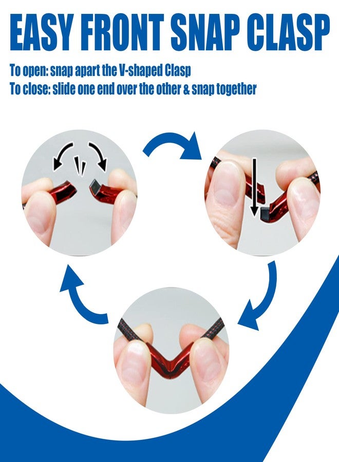 Phiten X50 V-Edge Necklace, Metallic Blue, 20" (TG681153) - Image 4