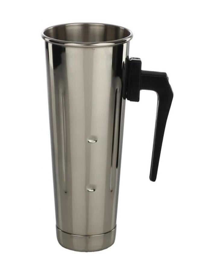 Libertyware 30oz Stainless Steel Malt Cup with Black Plastic Handle - Image 2