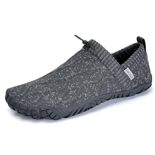 WateLves Barefoot Water Shoes Women Men Minimalist Comfortable Walking Shoes Beach Outdoor Running Sneakers Dark Grey39 - Image 1