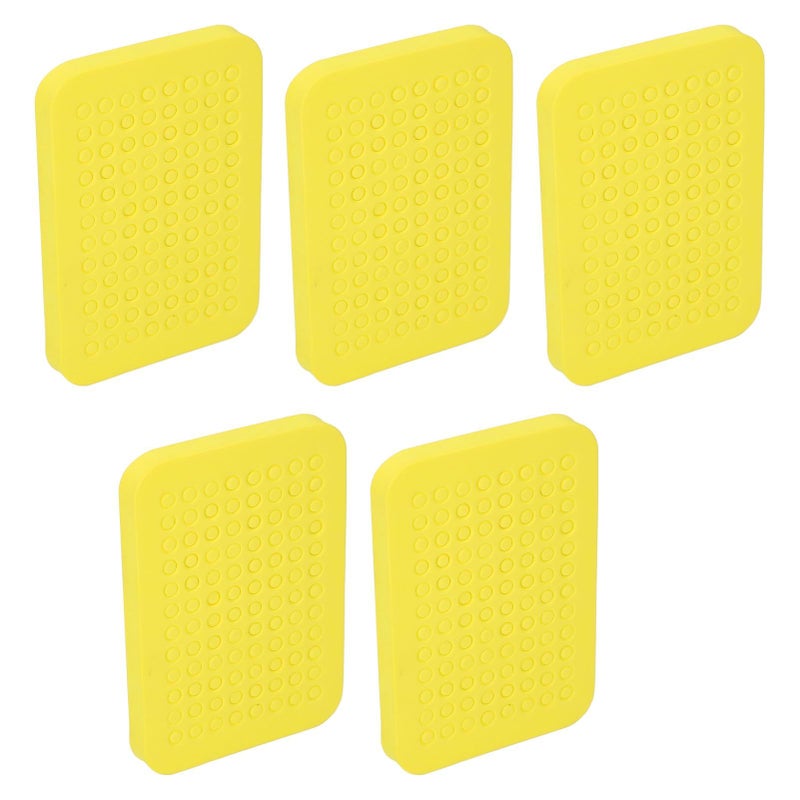 Yellow Thickened Foam Tube Rack 96 Hole 5 Pcs for 0 5ml Centrifuge Tubes - Image 2