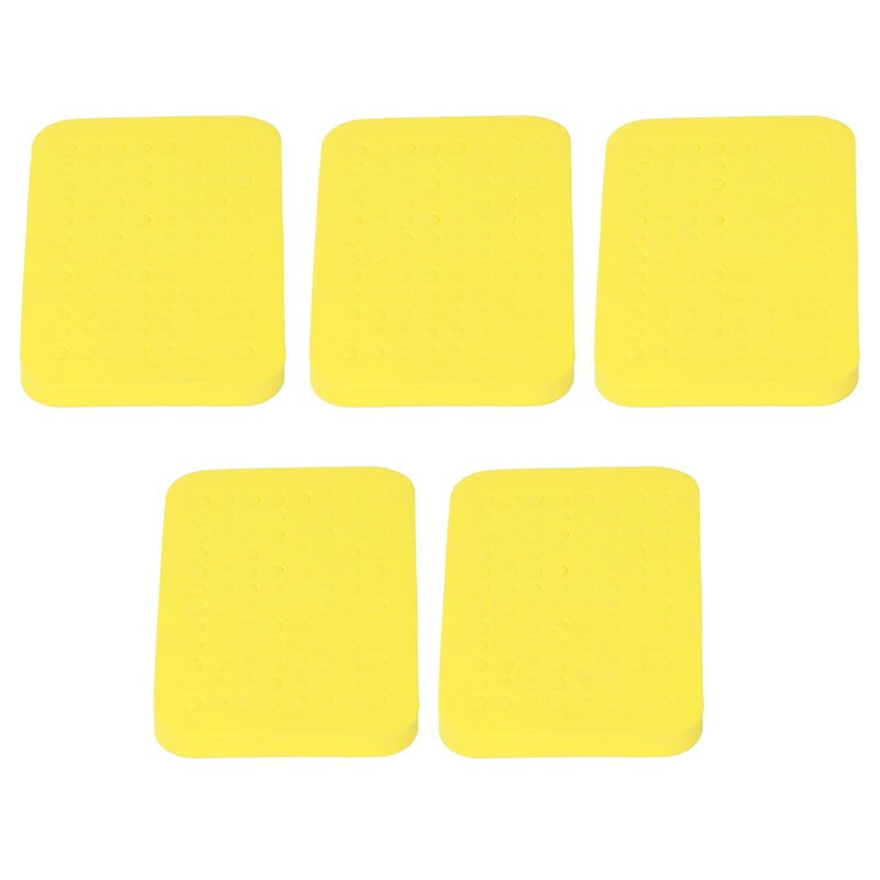 Yellow Thickened Foam Tube Rack 96 Hole 5 Pcs for 0 5ml Centrifuge Tubes - Image 3