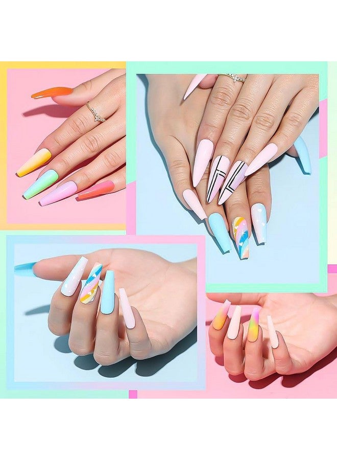 CANNI CC2 Gel Nail Polish Set, 30 Pcs 9ml White Pink Nude Blue Pastel Gel Polish Kit Soak Off LED Natural Nail Polish Set Nail Art Starter Manicure Salon DIY at Home - Image 4