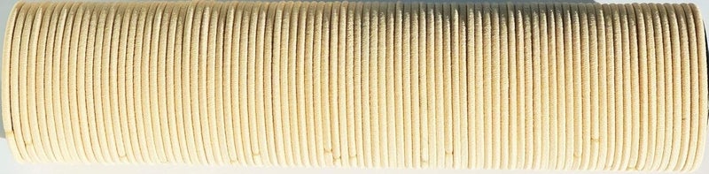 100 Pcs Crazy Bobble Premium NonMetal Hair Elastic Hair Bands 2mm Bulk Hair Ties Ponytail Holders For Adults and Kids Beige Blonde