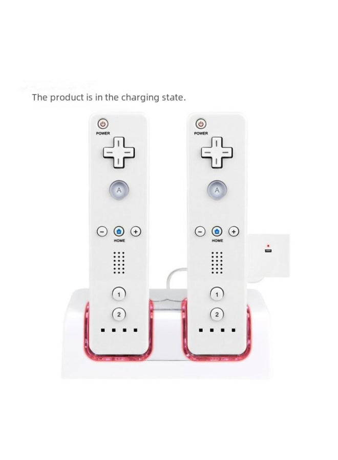 Ipega Wii Handle Seat Charging Wii Small Sofa Battery Seat Charging Wii Blue Light Double Electric Double Charging Wii Handle Double Electric Seat Charging - Image 3