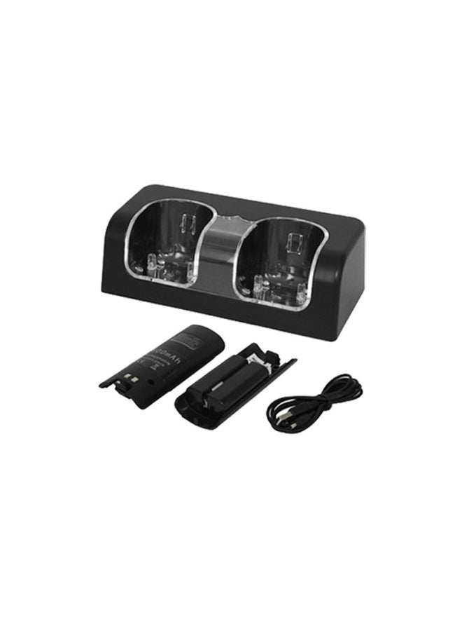 Ipega Wii Handle Seat Charging Wii Small Sofa Battery Seat Charging Wii Blue Light Double Electric Double Charging Wii Handle Double Electric Seat Charging - Image 1