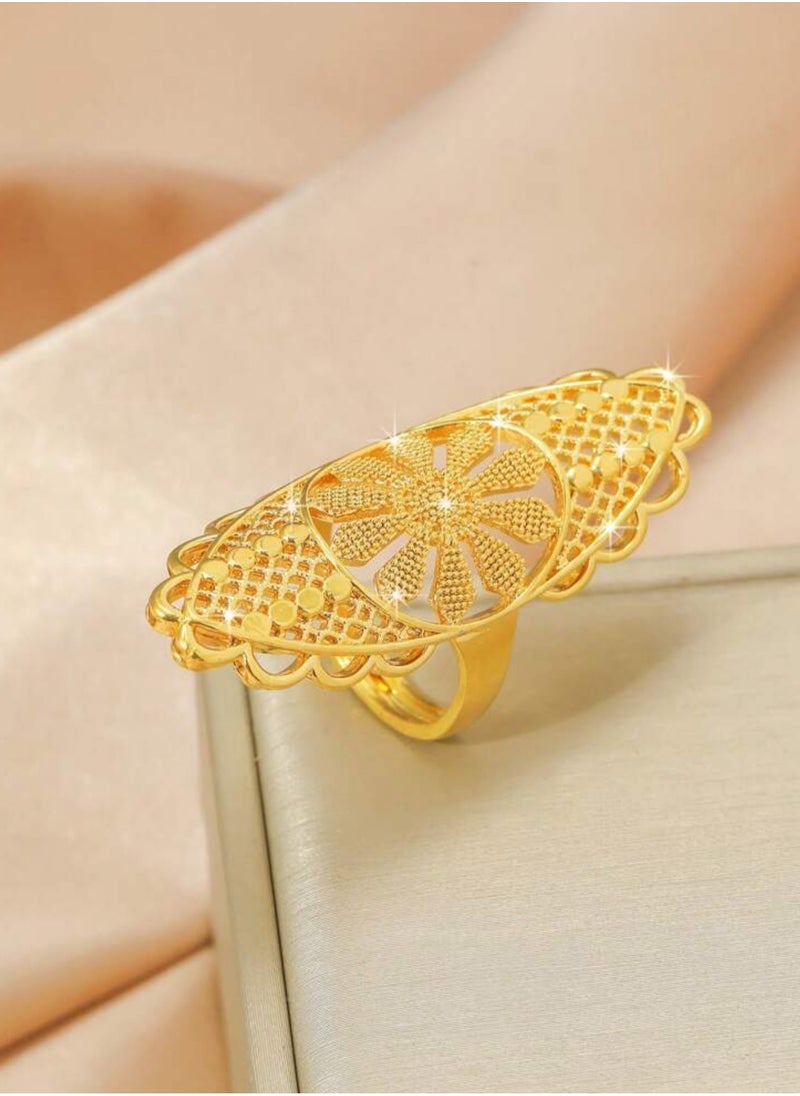 GOLDMAX 21k Gold Plated Ring For Women One Size  - Image 1