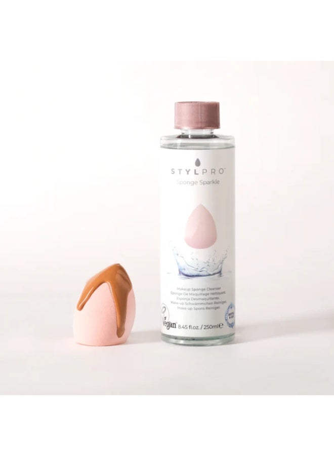 StylPro Sponge Sparkle Cleanser Makeup Sponge Cleanser 250ml - Image 3