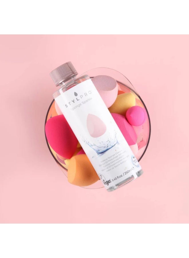 StylPro Sponge Sparkle Cleanser Makeup Sponge Cleanser 250ml - Image 2