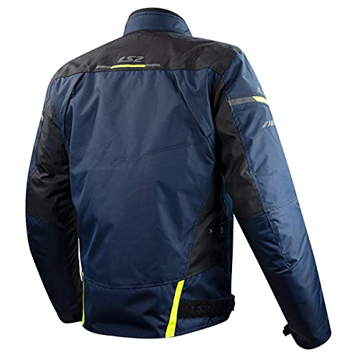 LS2 Endurance Mens Jacket (Black/Red - Small) - Image 2