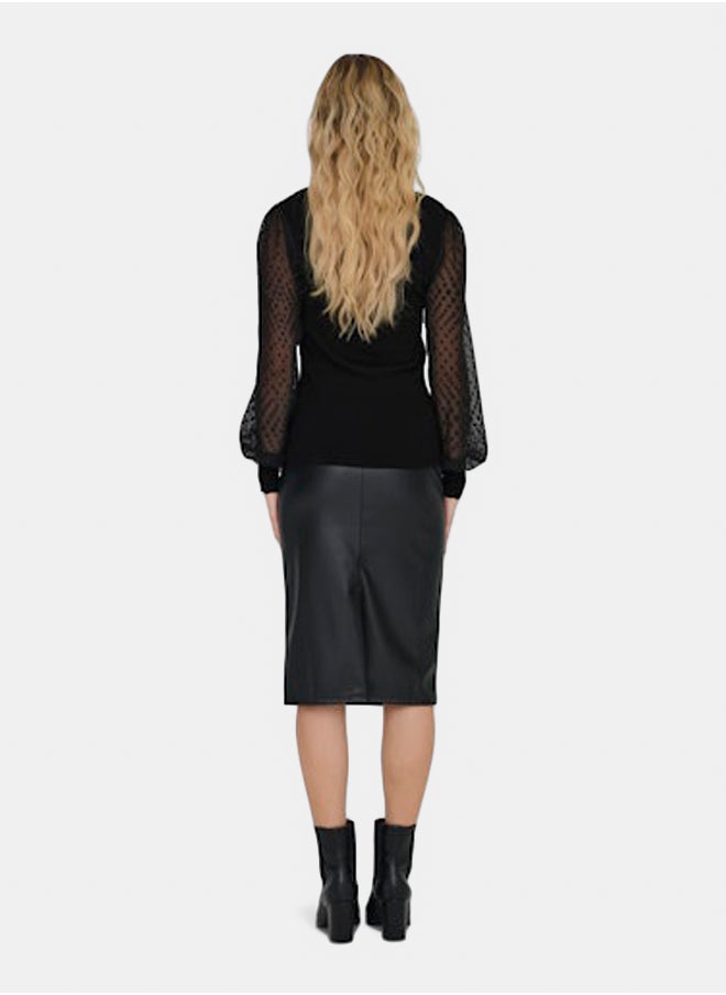 ONLY Onljulie Life Ls Mix O-Neck Cc Knt  - Image 5