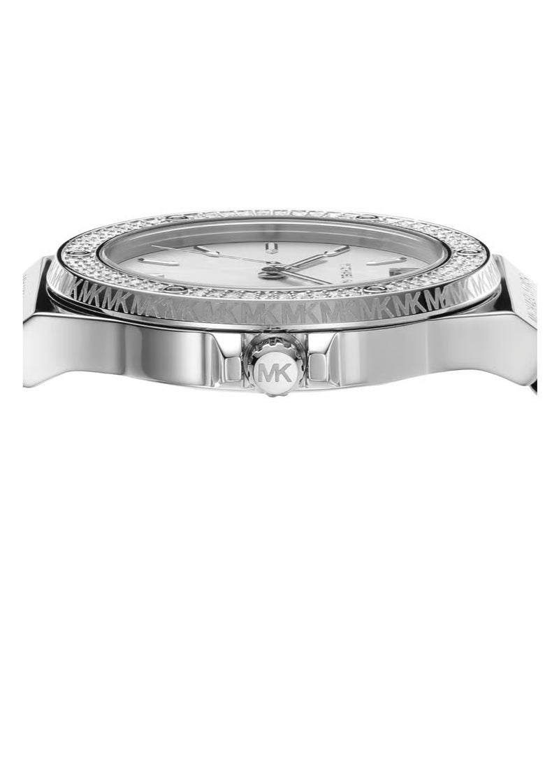 MK Lennox Silver Stainless Steel Women's Watch - 7337 - Image 4