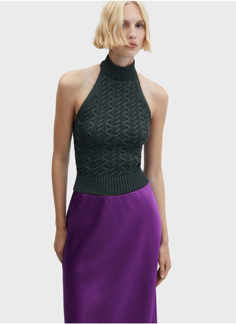 MANGO - High Waist Skirt - Image 1