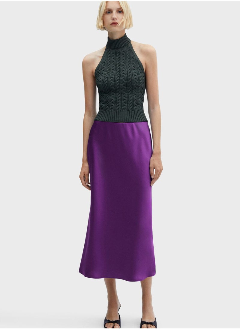 MANGO - High Waist Skirt - Image 1