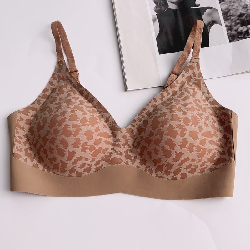 Seamless Comfortable Stripe Bralette Lift Black Panther - Image 2