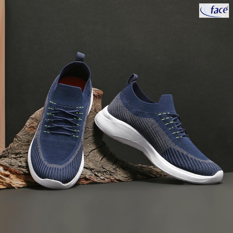 Face Navy Sneakers for Men - Image 1