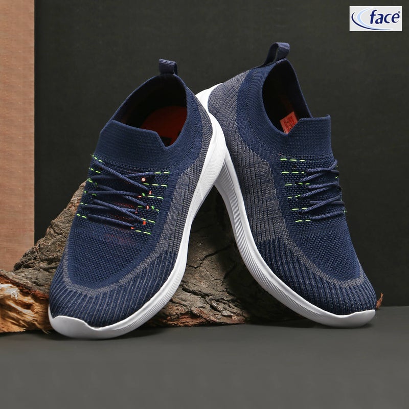 Face Navy Sneakers for Men - Image 2