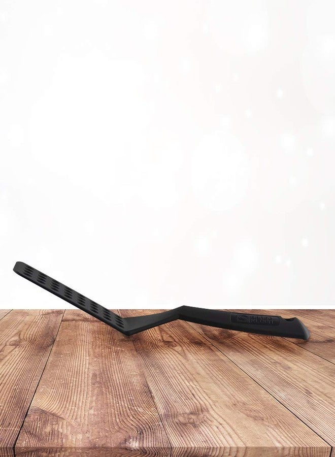 Berndes Spatulas for Non Stick Cookware - Turner Spatula Ergonomically Designed Black Slotted Spatula Turner Nonstick Kitchen Tool - Image 4
