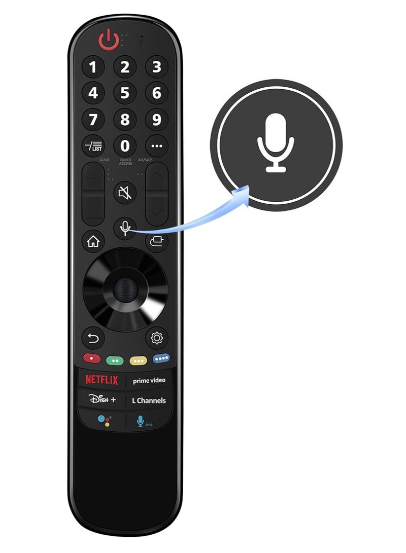 ELTRAZONE MR21GA Voice Replacement Remote Control for LG Smart TV with NPDL Keys – Includes Battery - Image 3