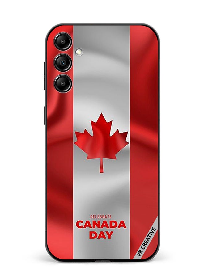 VR CREATIVE غطاء حماية لهاتف سامسونج جالاكسي A34 بتصميم علم الوطن متعدد الألوان - Image 1