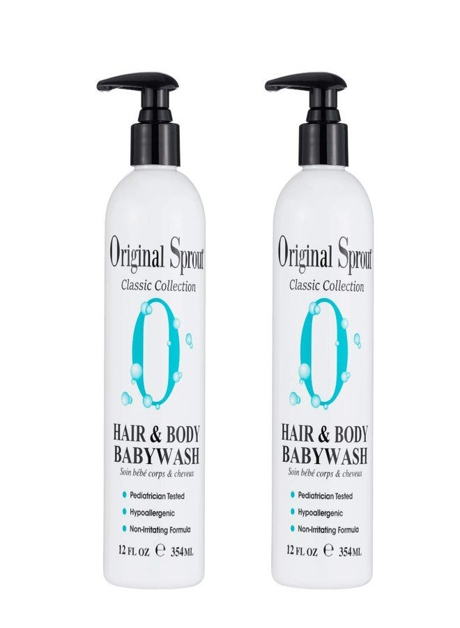 Original Sprout Hair and Body Baby Wash. Organic Vegan Baby Shampoo and Body Wash for Sensitive Skin. 12 Fl Oz (Pack of 2)