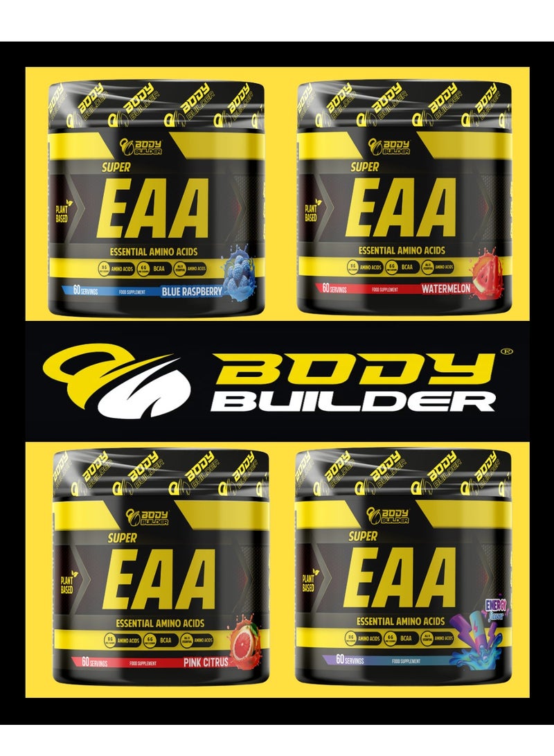 Body Builder Super Essential Amino acids, Watermelon Flavor 390 gm - Image 2