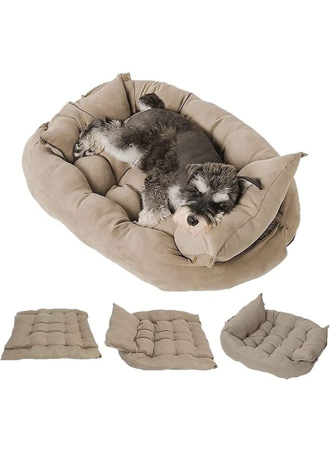 Neostyle Neostyle 3 in 1 Sofa Bed For Small Medium and Large Dogs Khaki  - Image 1