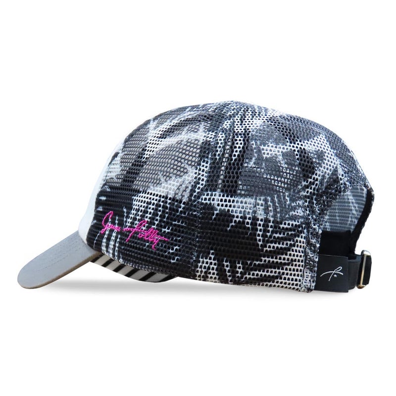 Grace Folly Baseball Cap for Women in Cute Dad Hat Design with Mesh to Stay Cool at The Beach in Summer (Heart Palm Beach) - Image 4