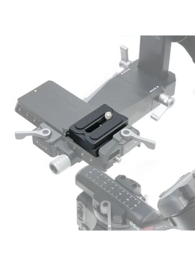لوحة إطلاق سريع معدنية مثبتة للجبال متوافقة مع RS3 Mini و RS4 Pro وتركيبة Arca Swiss - Image 5