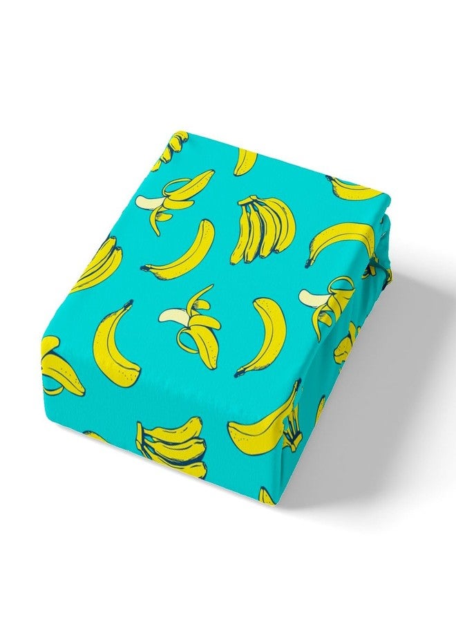 Feelyou Cartoon Banana Duvet Cover Tropical Fruit Bedding Set for Kids Boys Girls Delicious Banana Fruit Print Comforter Cover Soft Bed Set 1 Duvet Cover with 2 Pillowcases Queen Size (No Comforter) - Image 4