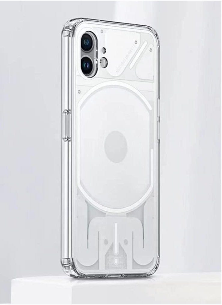 Raxoom Case for Nothing phone (1), Ultra Silm Soft Cover , Anti-Scratch cover for Nothing phone (1) - Transparent - Image 1