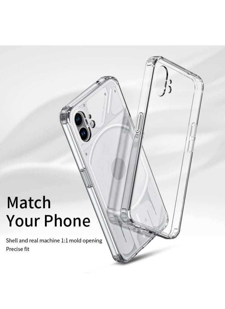 Raxoom Case for Nothing phone (1), Ultra Silm Soft Cover , Anti-Scratch cover for Nothing phone (1) - Transparent - Image 3