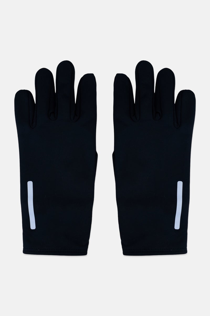 Tchibo قفازات رجالية مقاومة للرياح، سوداء - Image 1