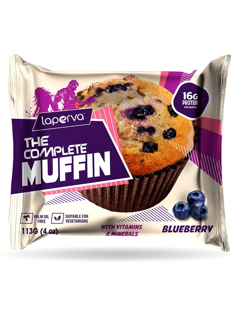 Laperva The Complete Muffin 16 gm Protein With Vitamins &Minerals Blueberry Flavour 113 g 