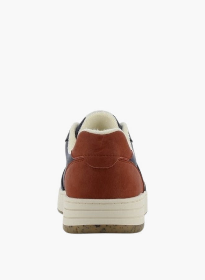 SJ SJ Men's Panelled Sneakers with Lace-Up Closure - 637592-623 - Image 4