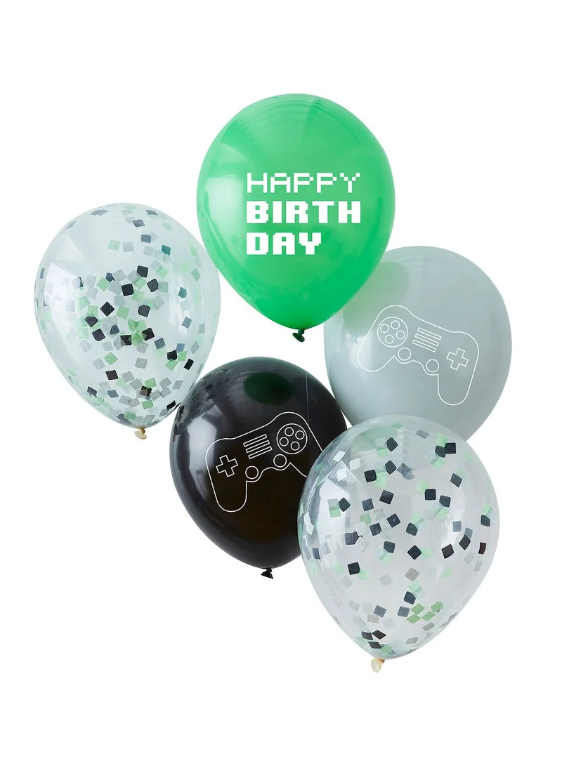 Ginger Ray Controller Confetti Balloon Bundle