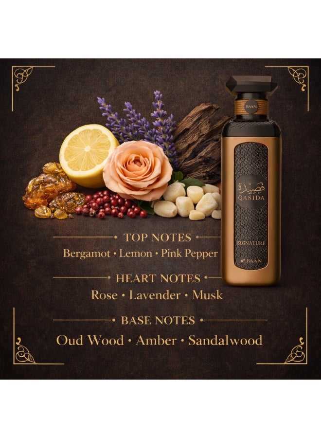 فاان عطر قصيدة سيجنتشر من FAAN للجنسين - أو دو بارفيوم 200 مل - رائحة شرقية خشبية تدوم طويلًا - Image 2