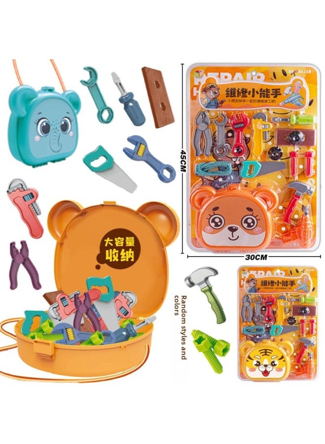 Simulation Screw Toolbox Assembly Assembled Children's Toys Electric Drill DIY Repairman Puzzle Boy-Color:54108 Shot 12 Small Boxes And 1 Large Box (small Box Price) [Special Attack Change] 0758-22 - Image 4