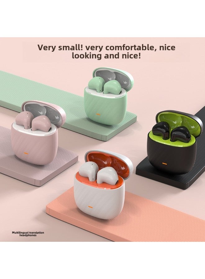 Multi-language Translation Bluetooth TWS Headset Touch Voice Translation Super Long Standby Bluetooth 5.3 For IOS Android-Color:Black  - Image 4
