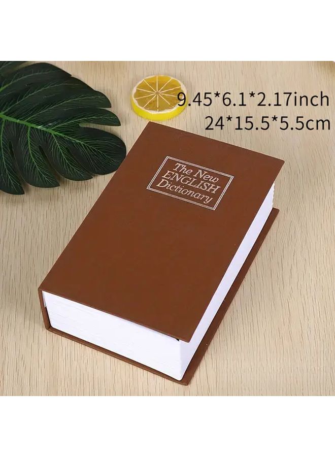 Large Book Safe With Combination Lock For Cash Jewelry Valuables - Image 1