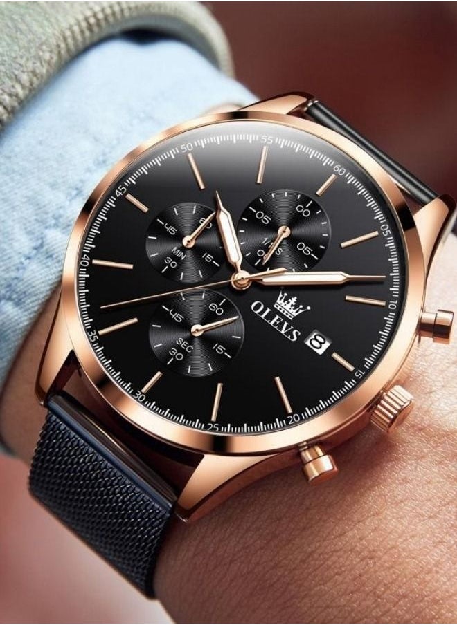 OLEVS - Men's fashion minimalist watch - Image 1
