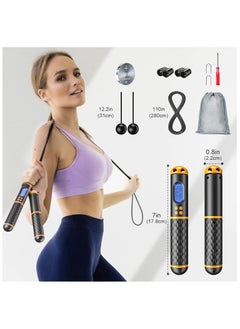Anmi Smart Skipping Rope , Weight/Lap/Time/Calorie Record, Cordless for Adult Kid Fitness Exercise Training  - Image 4